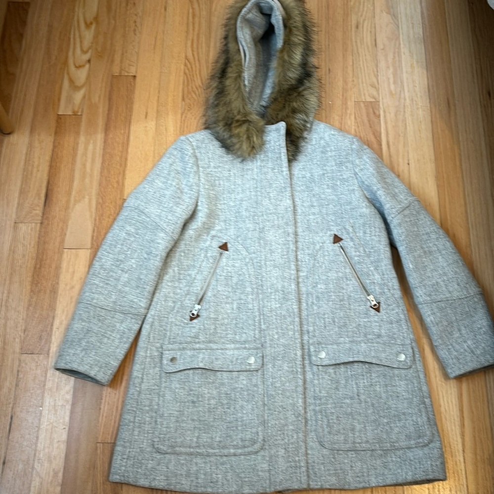 JCrewPetite new chateau parka in Italian stadium-cloth